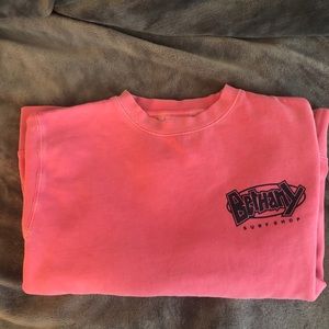Pink vintage style Bethany Beach sweatshirt